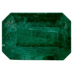 3.13 qt Esmeralda talla octágono Gema suelta