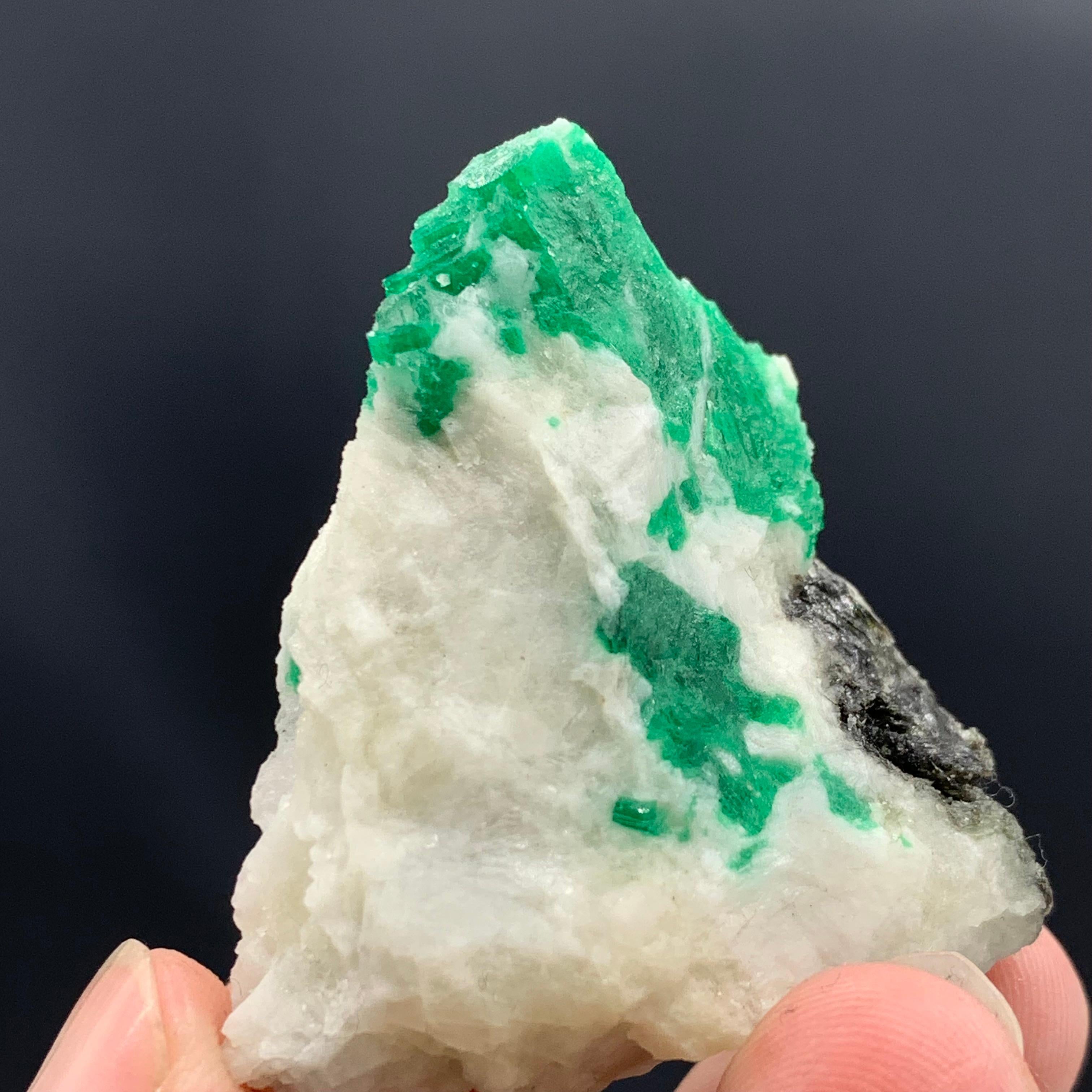31.37 Gram Incredible Emerald Specimen From Swat Valley, Pakistan  For Sale 2