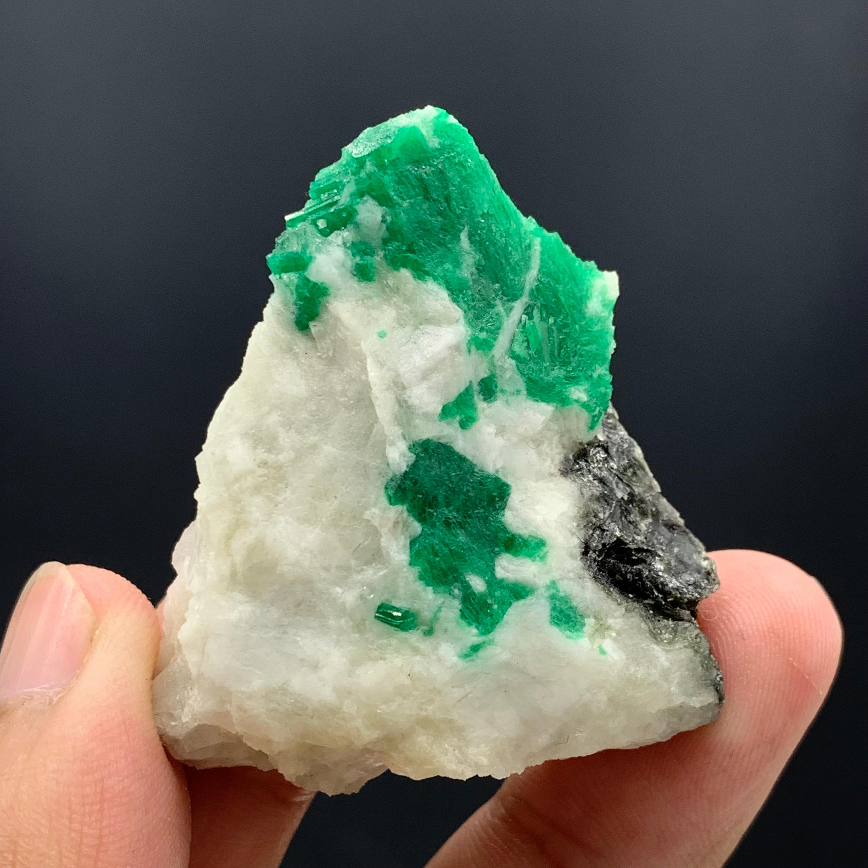 31.37 Gram Incredible Emerald Specimen From Swat Valley, Pakistan  For Sale 6
