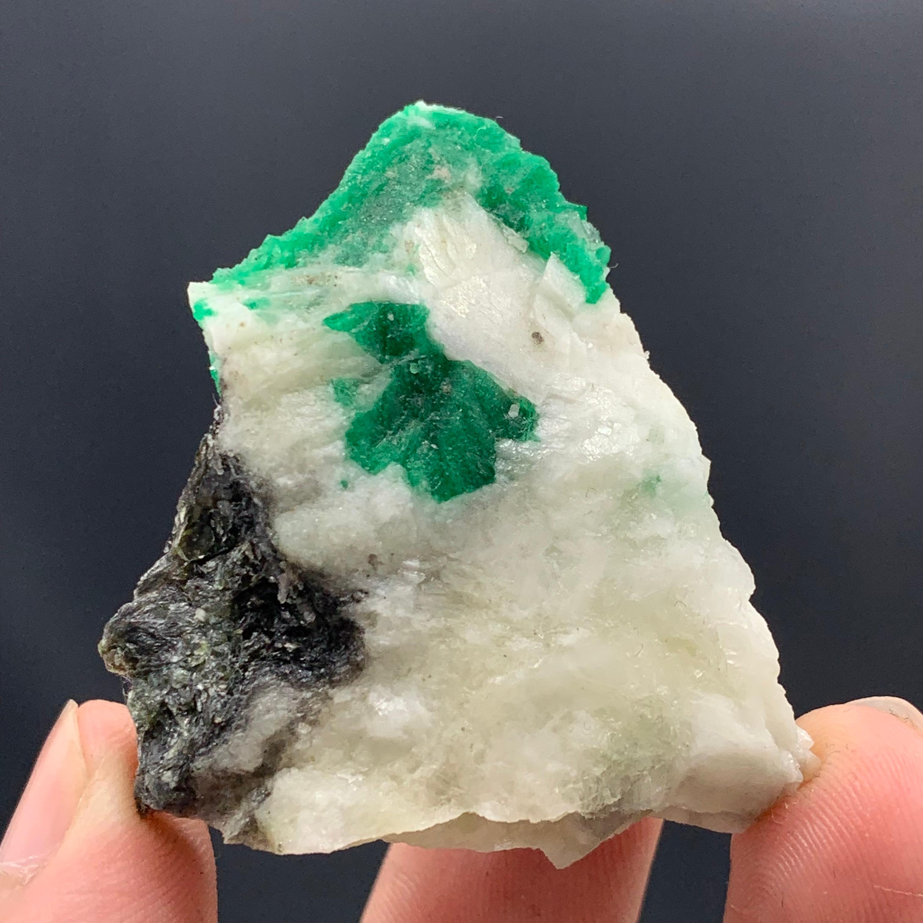 18th Century and Earlier 31.37 Gram Incredible Emerald Specimen From Swat Valley, Pakistan  For Sale