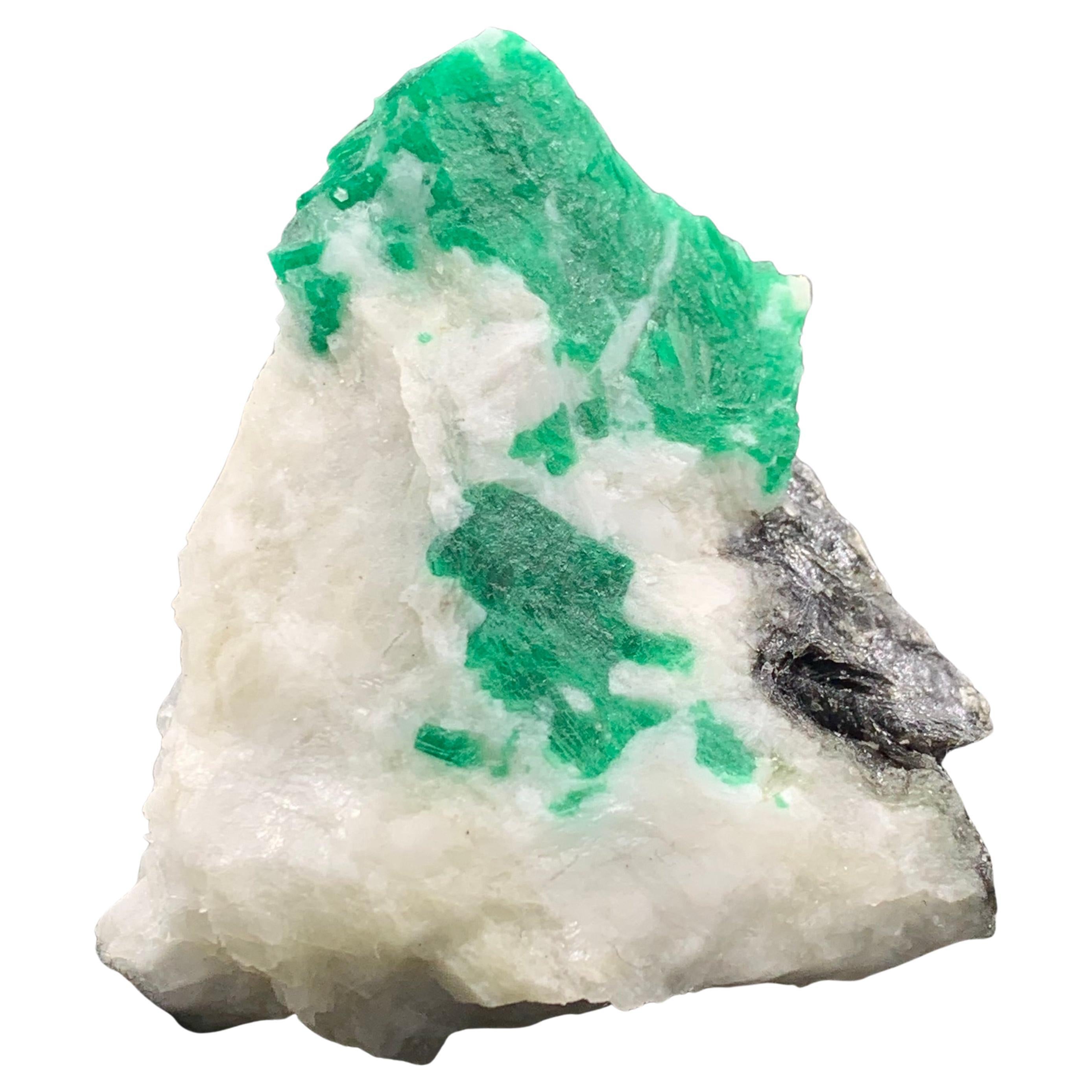 Incredibile esemplare di smeraldo di 31,37 grammi proveniente dalla Valle dello Swat, Pakistan