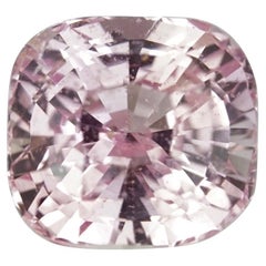 3.13	ct Pink Sapphire Cushion Unheated GIA Certified