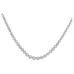 Collar Riviera de Platino con Diamantes de 3,14 Quilates