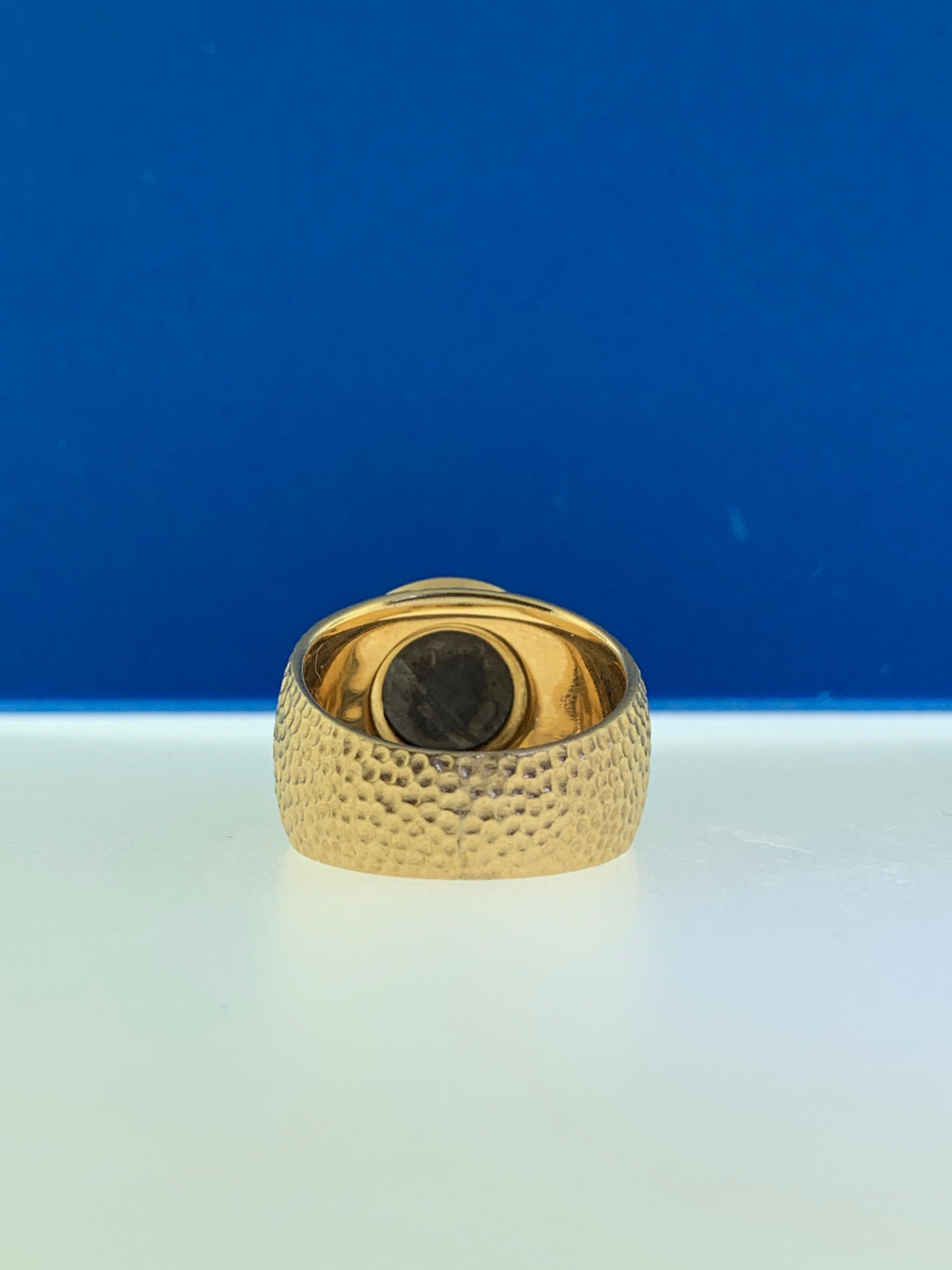 Women's 3.14 Carat Rose Cut Black Diamond Cocktail Ring