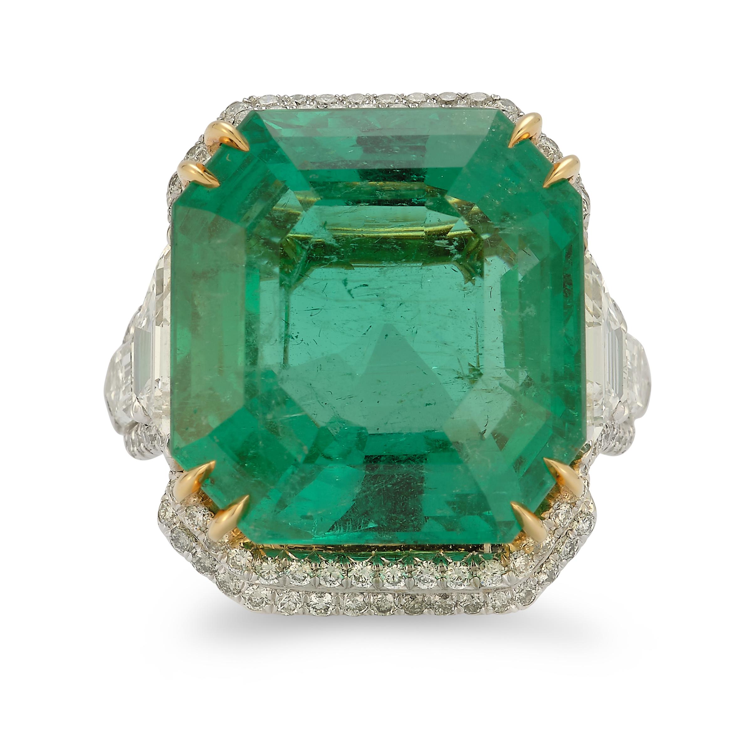 big emerald ring