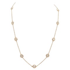 Collares de cadena de diamantes