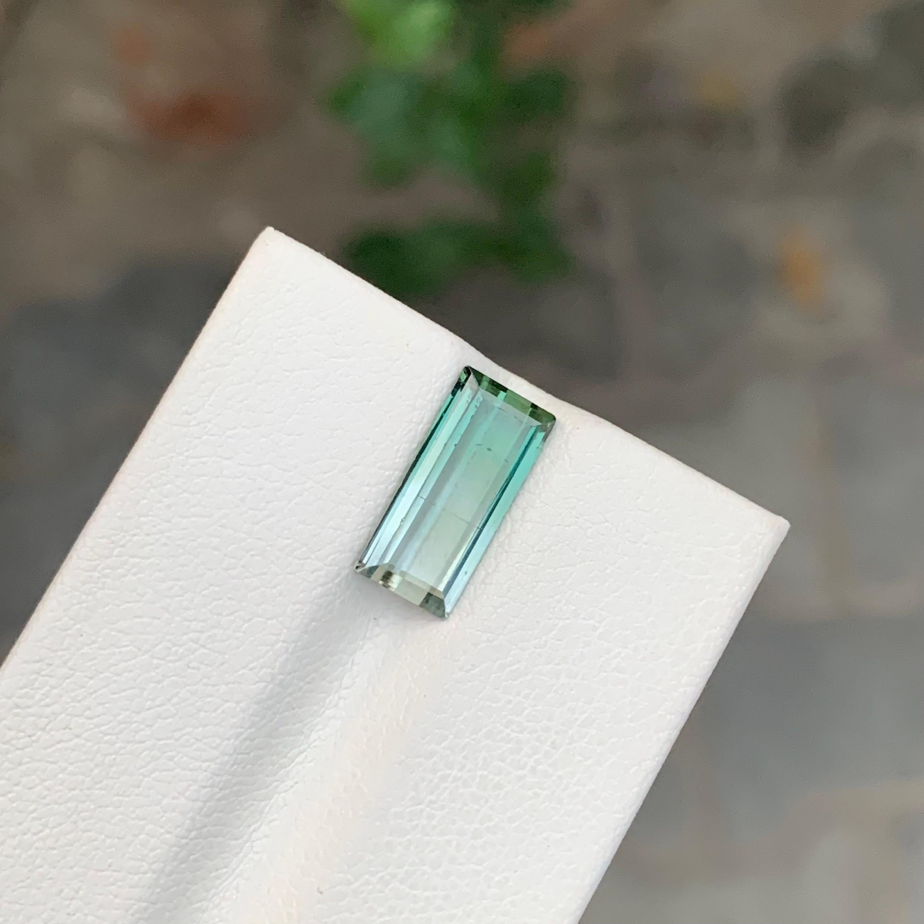Faceted Bi Colour Tourmaline

Weight: 3.15 Carat
Dimension: 13 x 6 x 3.8 Mm
Colour: Green And White 
Treatment: Non
Certificate: On Customer Demand
Shape: Baguette 


Tourmaline is a captivating gemstone known for its remarkable variety of colors,