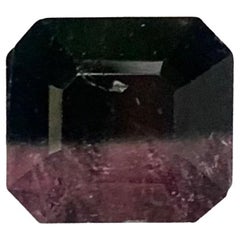 3.15 carati di tormalina bicolore naturale sfusa a forma di ottagono
