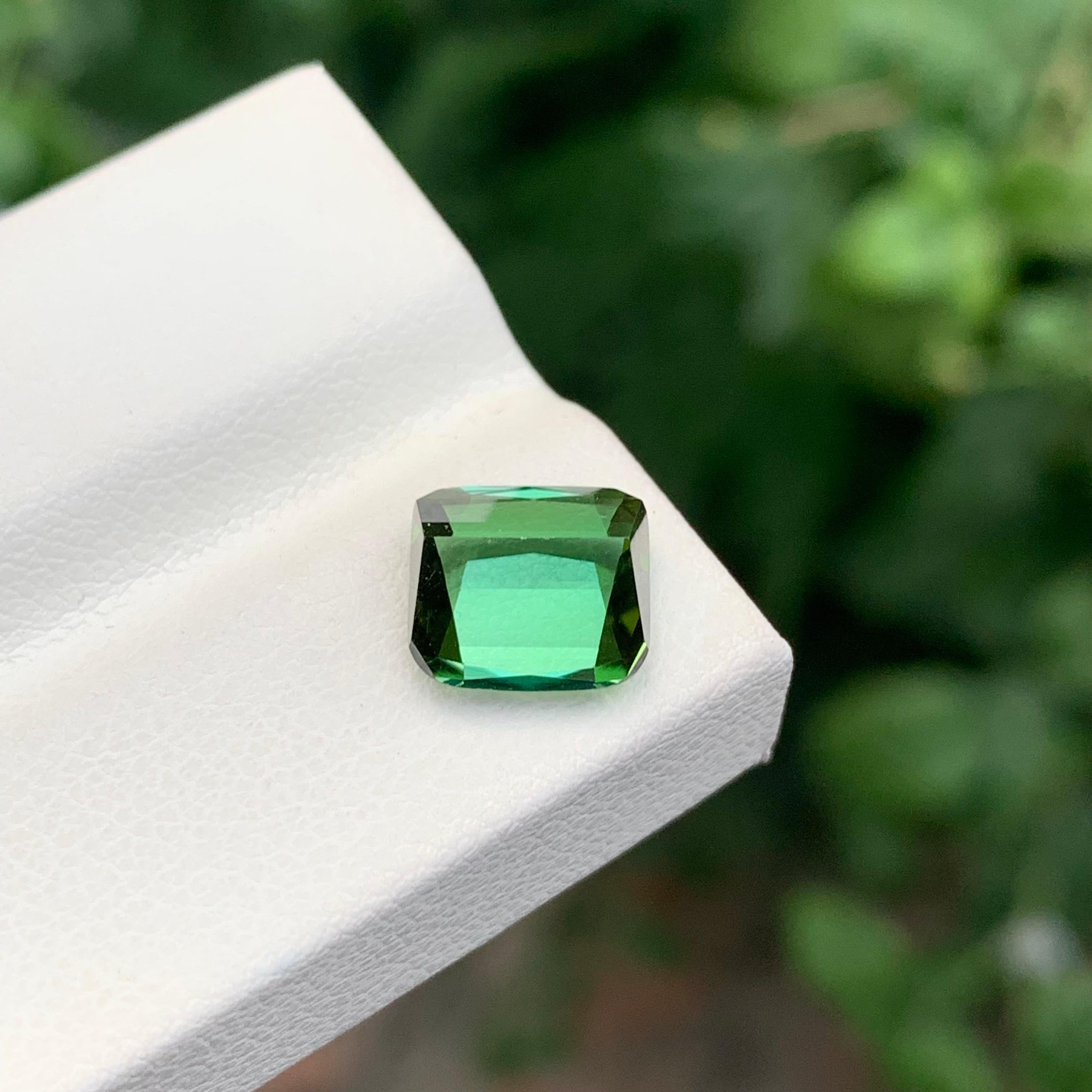3.15 Carat Natural Loose Bright Green Tourmaline Gem en vente 5