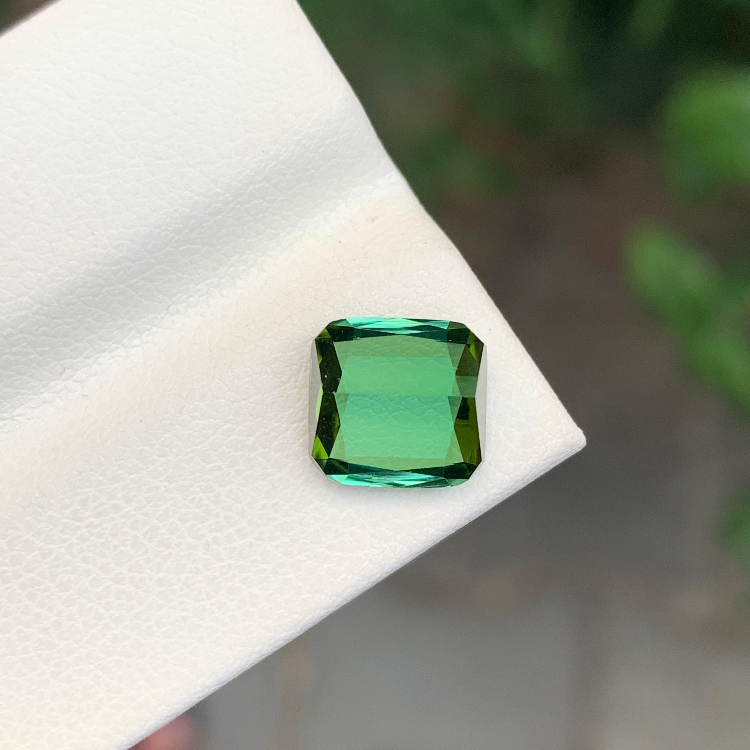 3.15 Carat Natural Loose Bright Green Tourmaline Gem en vente 2
