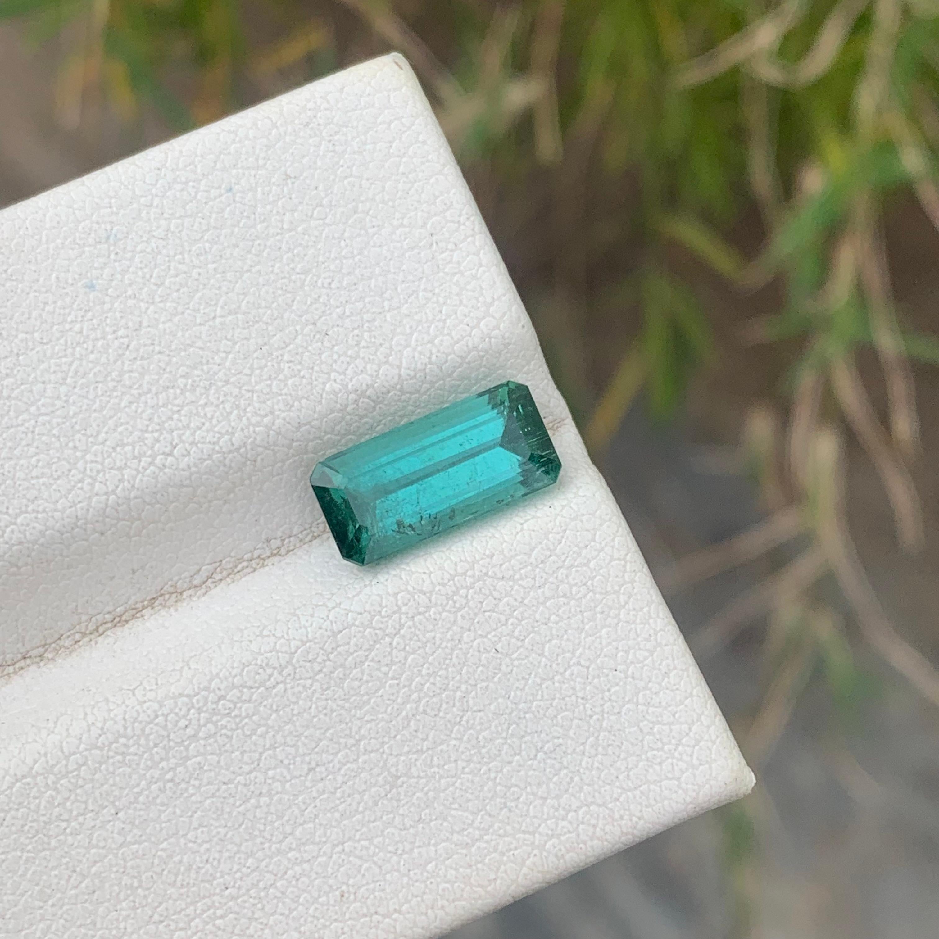 3.15 Carat Natural Loose Lagoon Tourmaline Included Clarity From Afghanistan For Sale 7