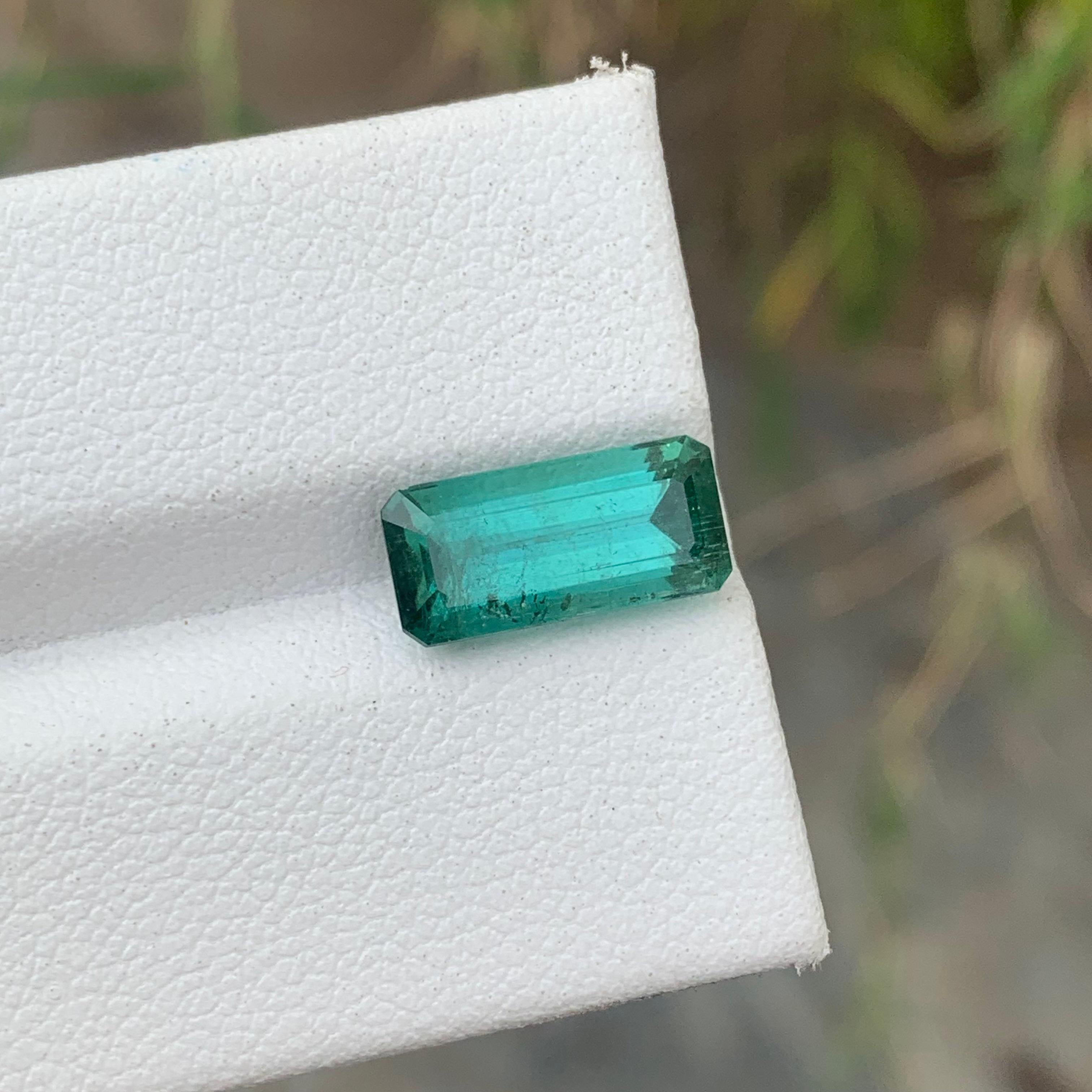 3.15 Carat Natural Loose Lagoon Tourmaline Included Clarity From Afghanistan For Sale 1