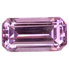 3,15 carati di Kunzite viola naturale sfusa, taglio smeraldo, gemma naturale nigeriana