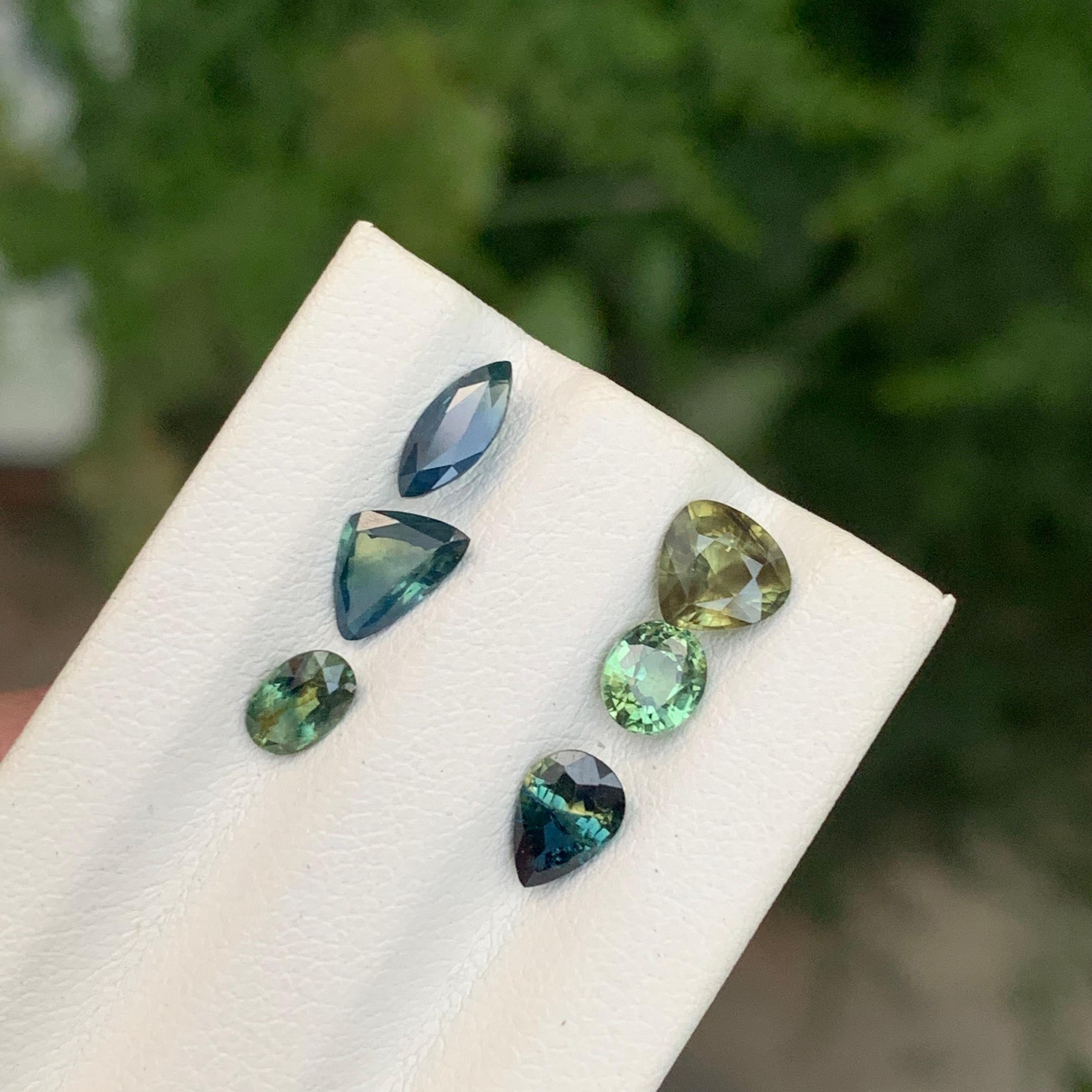 3.15 Carat Natural Loose Sapphire Lot For Jewellery Making In New Condition For Sale In Peshawar, PK