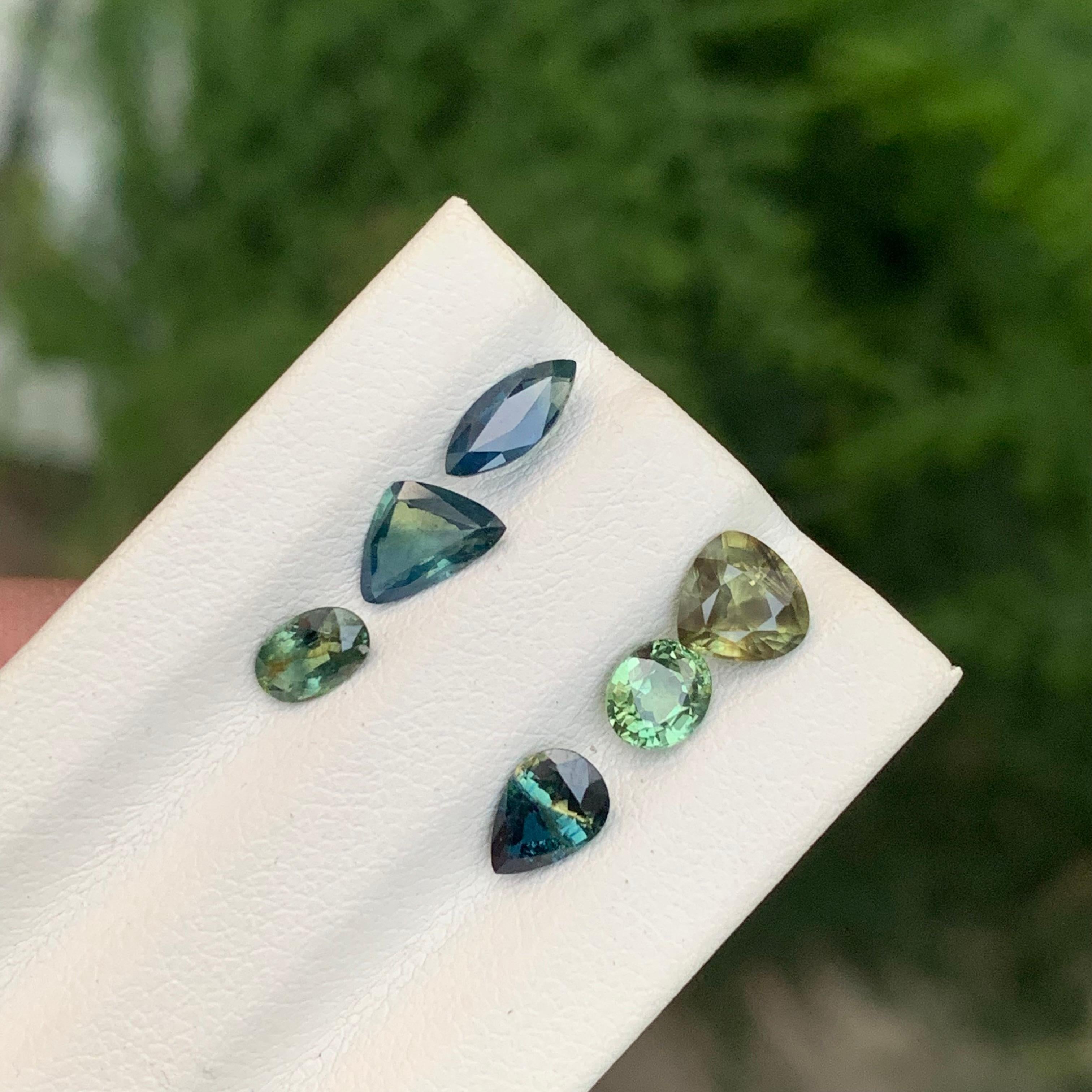 3.15 Carat Natural Loose Sapphire Lot For Jewellery Making For Sale 2