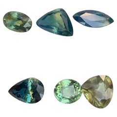 Lote de zafiros sueltos naturales de 3.15 quilates para joyería