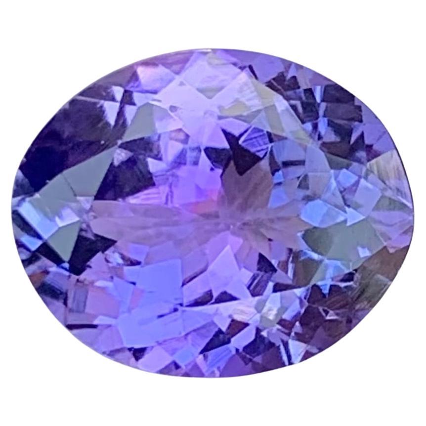 3.15 Carat Natural Loose Tanzanite Oval Shape Gem