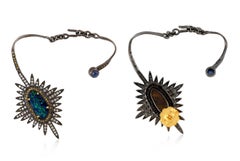 3.15 Carat Opal Starburst Diamond Ear Cuff