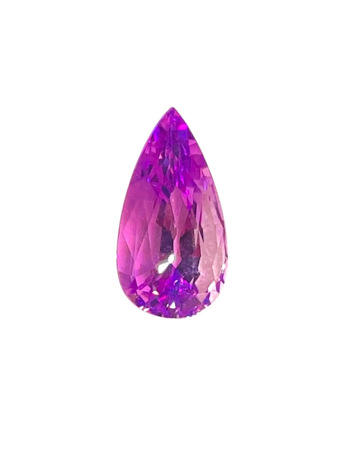 3,15 carati di tanzanite rosa violacea non riscaldata zoisite occhio pulito in vendita 1