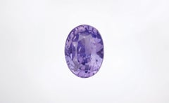 3.15 cts, Untreated purple sapphire with a GIA certificate