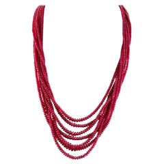 315.05ct Ruby Strand Necklace