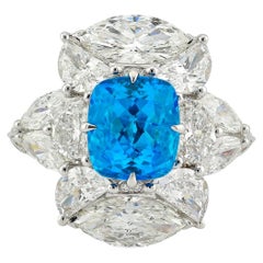 3.15ct Brazilian Paraiba Tourmaline & Diamond Ring  Spectra Fine Jewelry