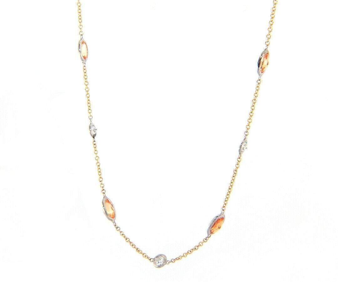 garnet tennis necklace