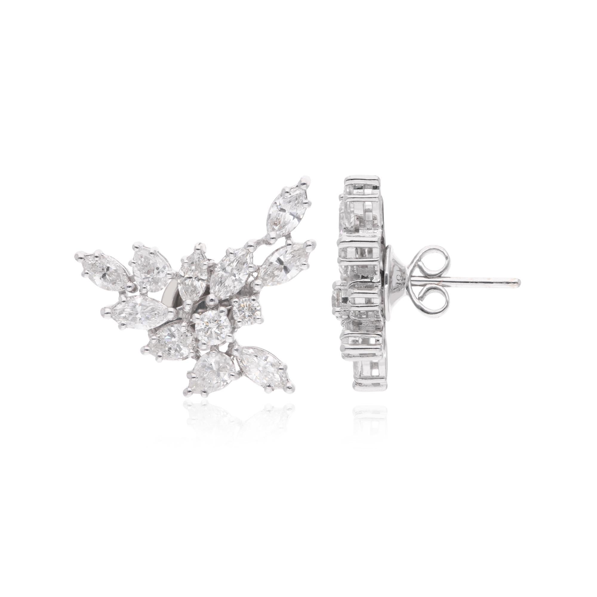Code d'article :- SEE-12552
Poids brut :- 6.72 gm
Or blanc 18k Poids :- 6.09 gm
Poids du diamant :- 3.16 Ct. ( DIAMANT MOYEN DE PURETÉ SI1-SI2 ET DE COULEUR H-I )
Taille des boucles d'oreilles :- 21 mm environ.
✦ Taille
.....................
Nous