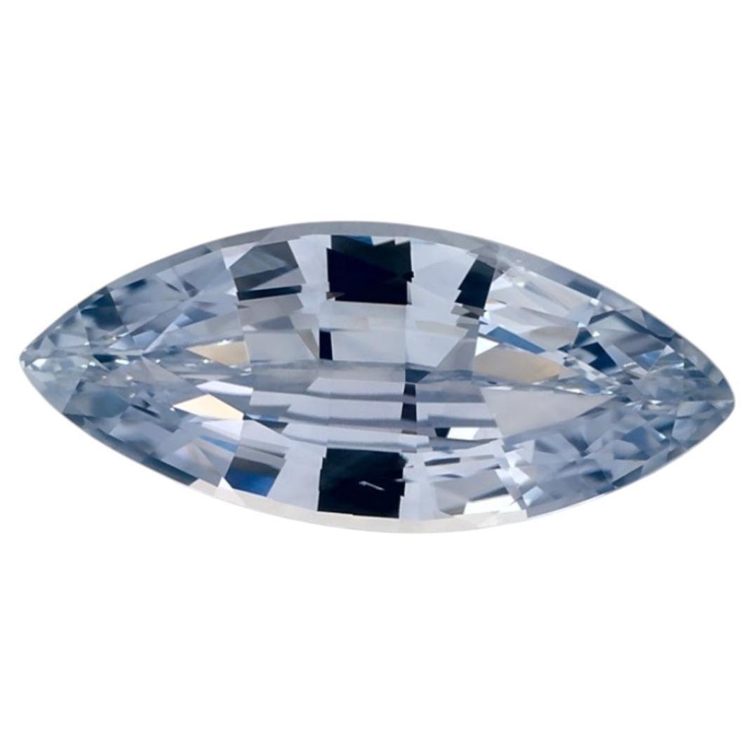 3.16 Ct Blue Sapphire Marquise Loose Gemstone