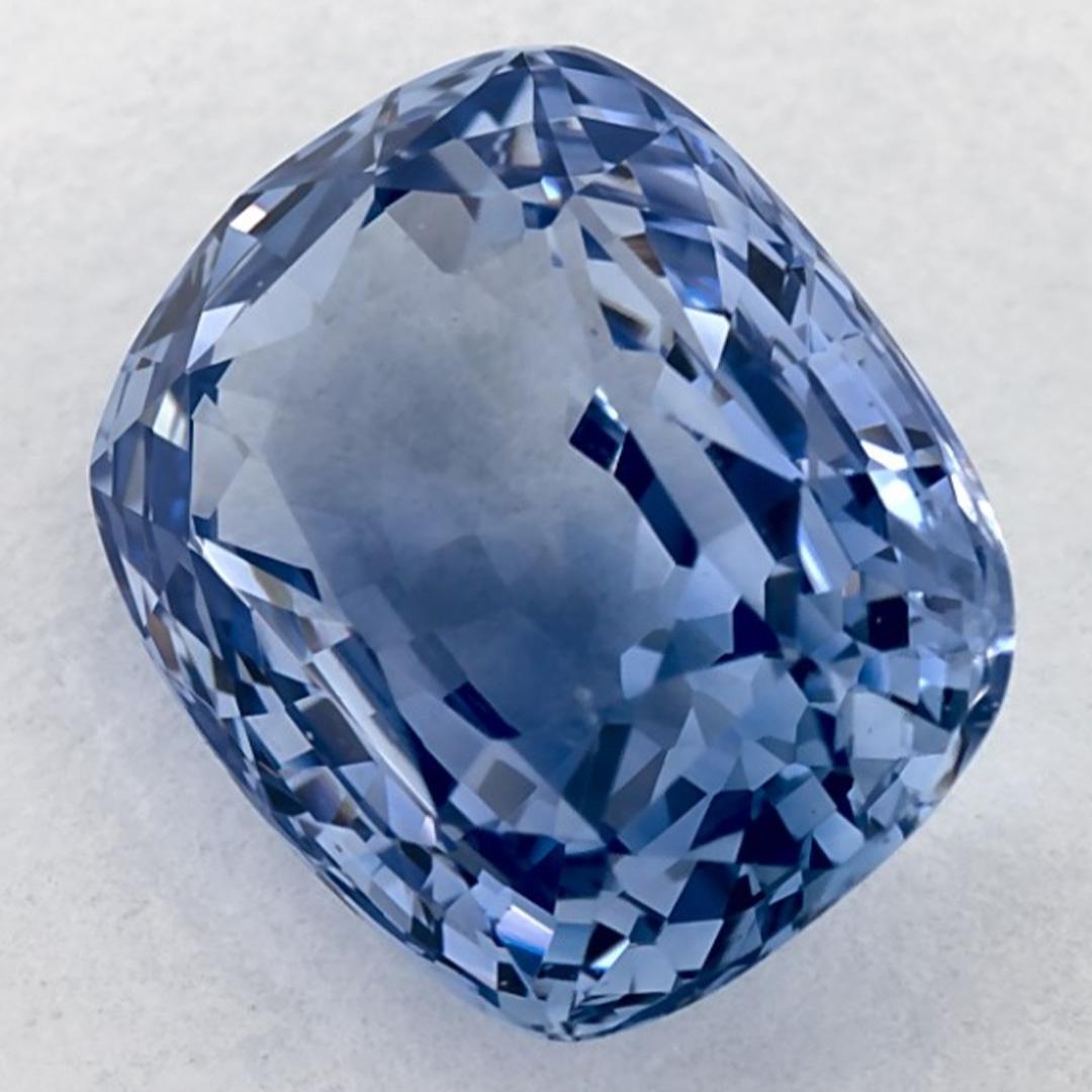 Taglio ovale 3.16 carati di zaffiro blu ovale sfuso in vendita