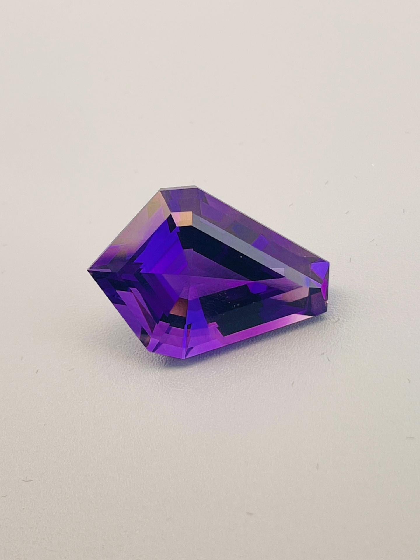 31.61ct Natural pair Amethyst Brazil Beauty cut design ready for earring  For Sale 3