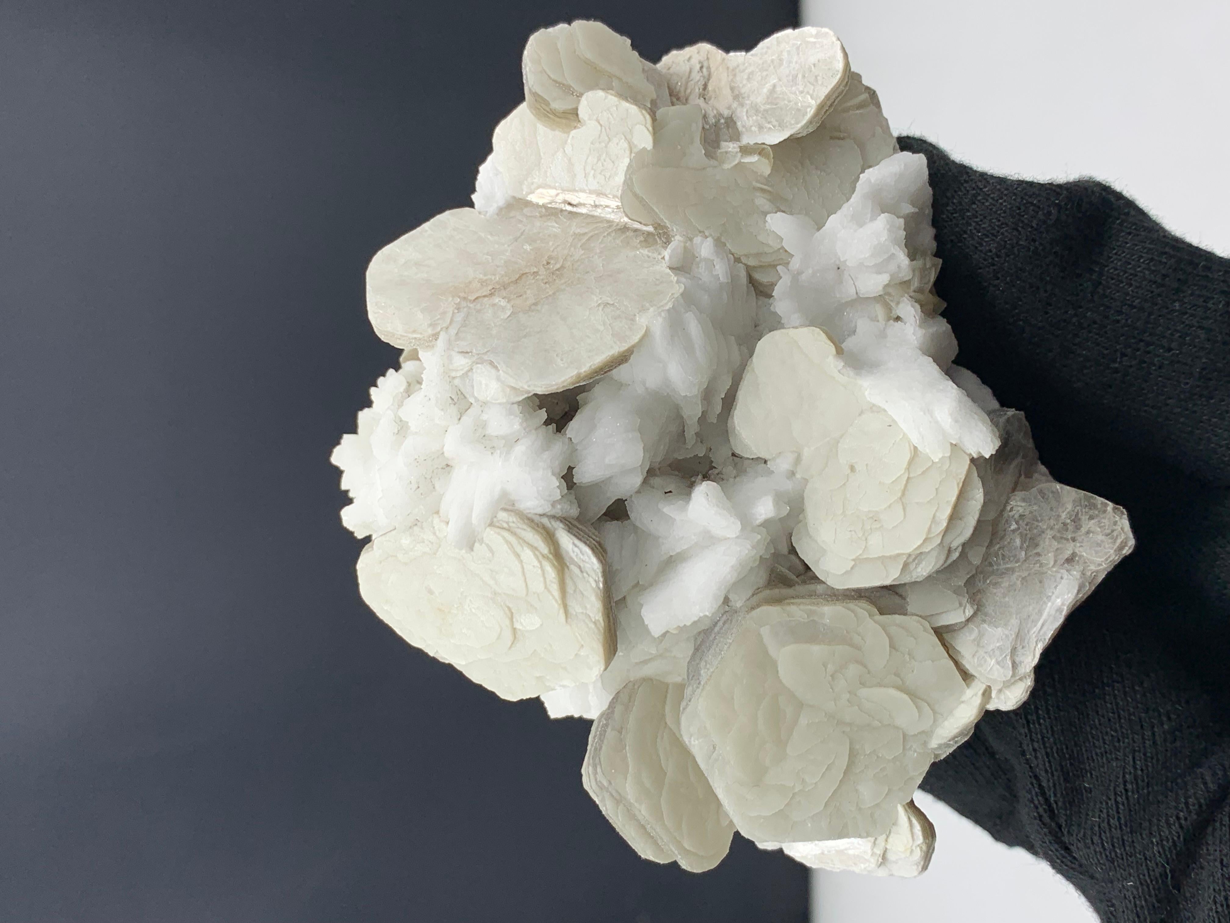 Weight: 316.67 Gram
Dimension: 8.2 x 10.9 x 4.7 Cm
Origin: Skardu Valley, Pakistan

Feldspar is the name given to a group of minerals distinguished by the presence of alumina and silica (SiO2) in their chemistry. This group includes aluminum