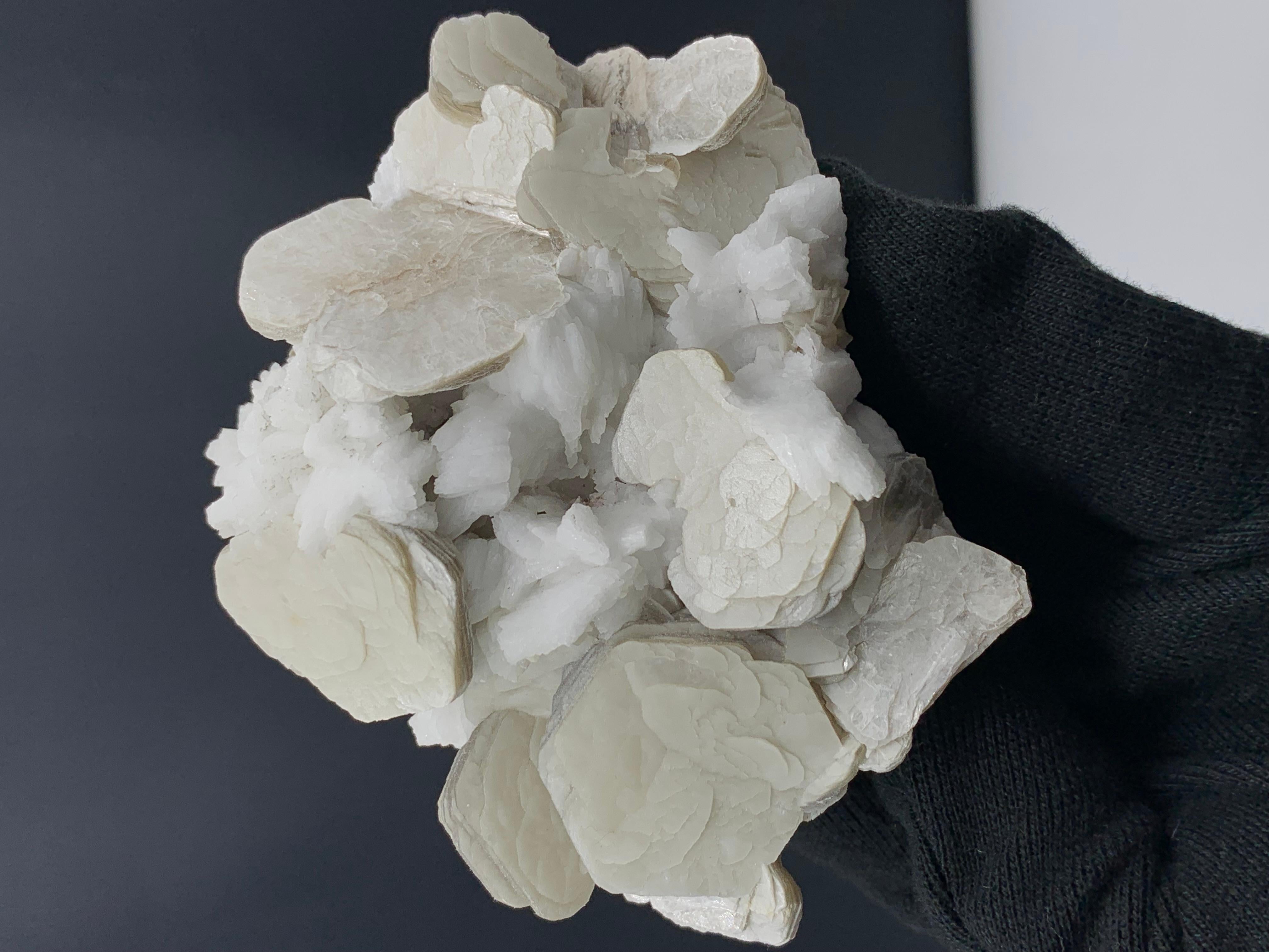 Adam Style 316.67 Gram Pretty Muscovite Attached With Feldspar Specimen From Pakistan For Sale