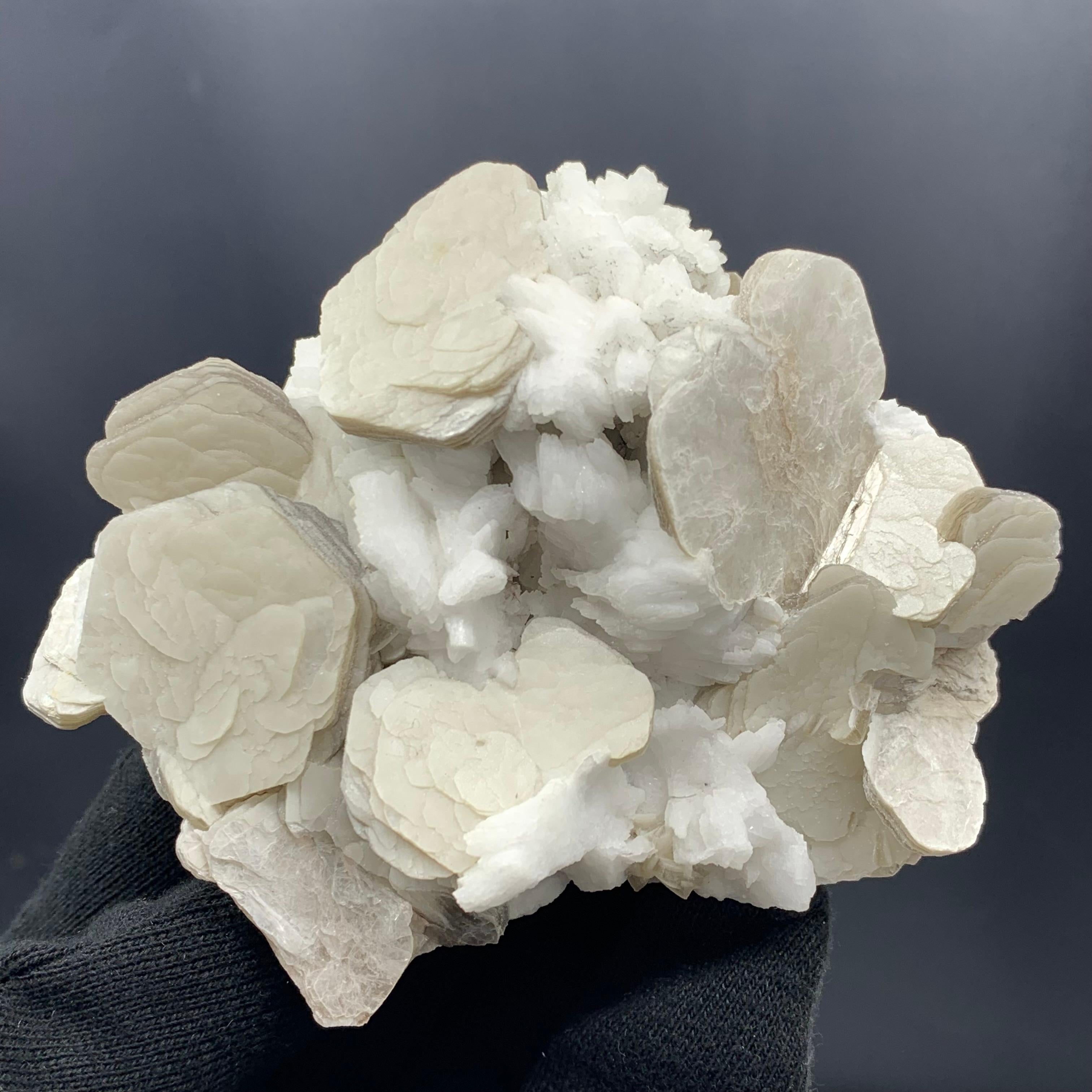 Other 316.67 Gram Pretty Muscovite Attached With Feldspar Specimen From Pakistan For Sale