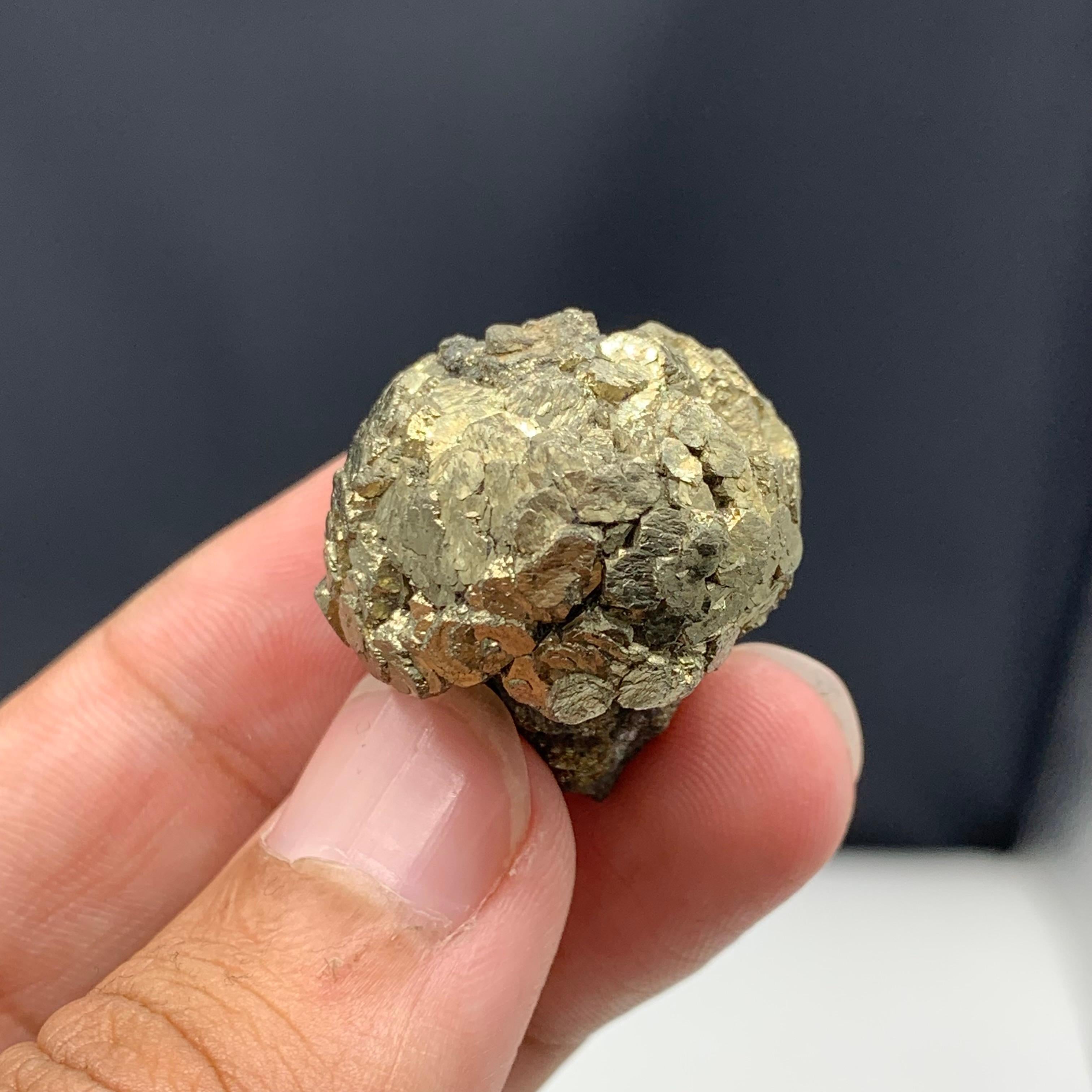 31.69 Gram Adorable Pyrite Specimen From Jowzjan, Afghanistan For Sale 5