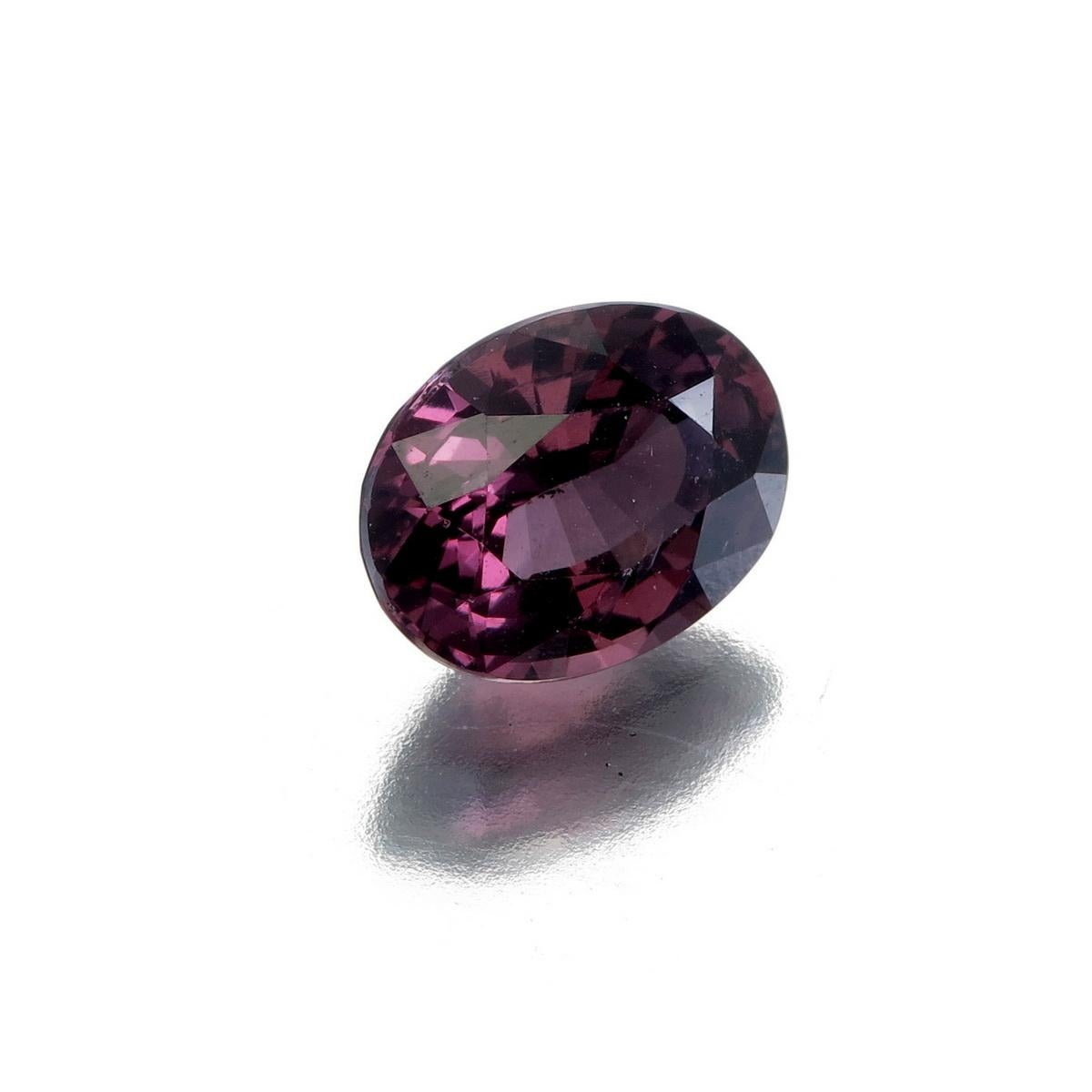 3.17 Carat Natural Purple Spinel from Burma (Myna mar)
Dimension: 10.17 x 7.86 x 5.29 mm
Weight: 3.17 Carat
Shape: Oval Faceted Cut
No Heat
GIL Certified  Report No: ST02022102151323