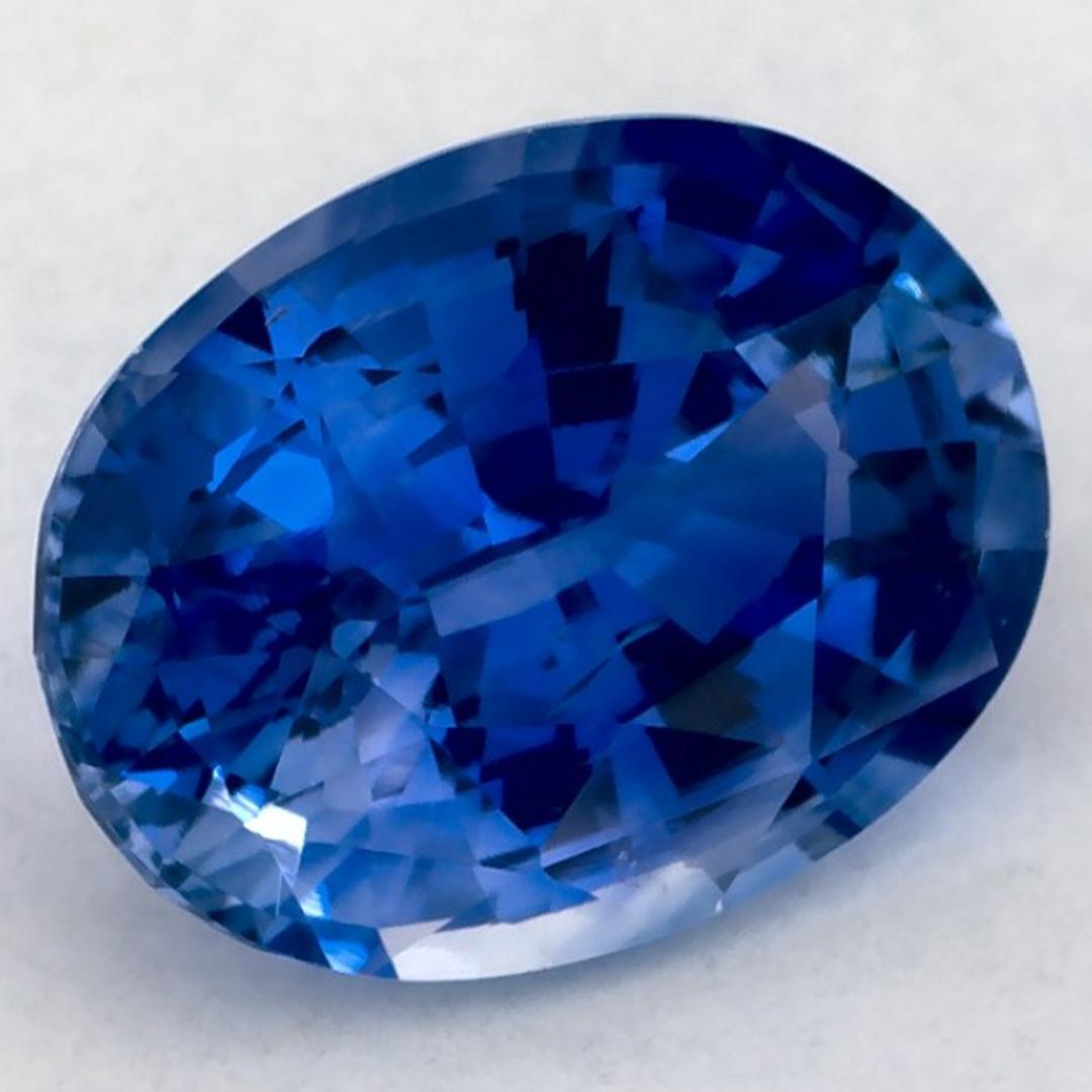 3.17 qt Zafiro Azul Oval Gema Suelta Corte oval en venta