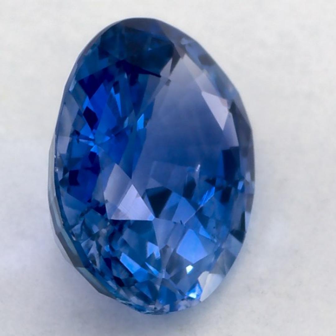 3.17 qt Zafiro Azul Oval Gema Suelta en venta 2