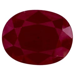 3.17 Karat Rubin Oval Lose Edelstein