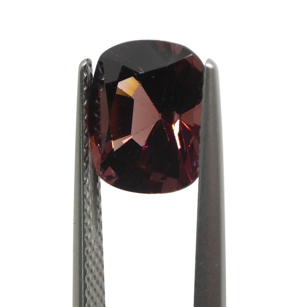 3.17ct Rectangular Cushion Red Spinel from Burma For Sale 7