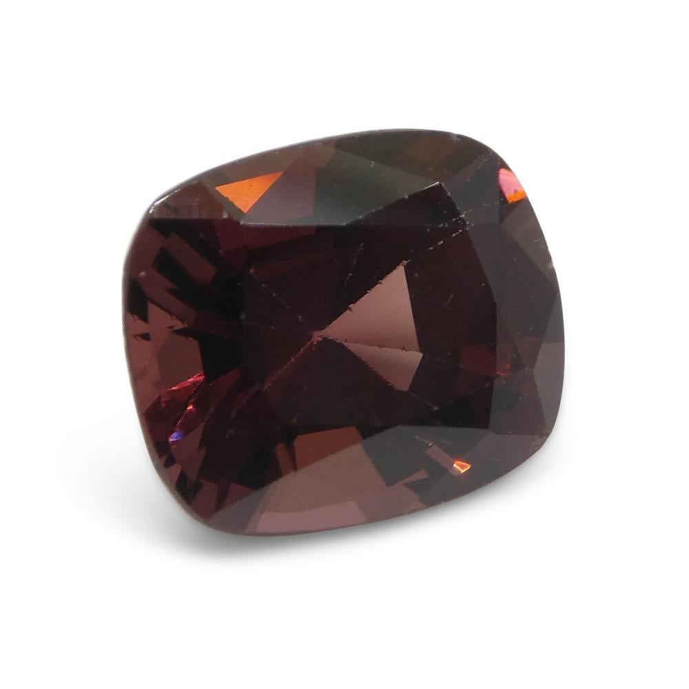 3.17ct Rectangular Cushion Red Spinel from Burma For Sale 2