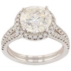 3.18 Carat Diamond Engagement Ring