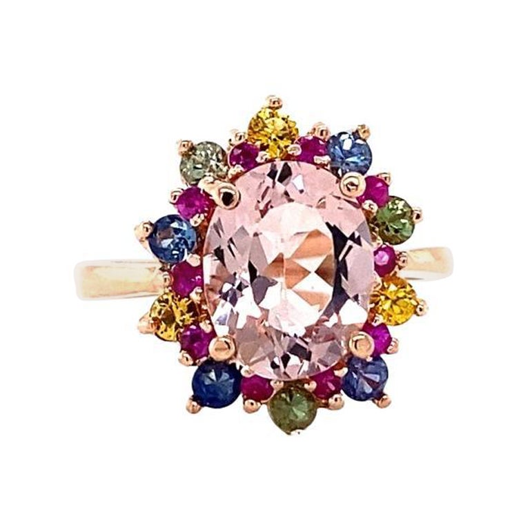 Anello Cocktail con Morganite Rosa e Zaffiro Multicolore da 4,11 Carati in Oro Rosa 14K

Caratteristiche dell'articolo:

Morganite rosa (taglio ovale) = 2,28 carati
20 Zaffiri multicolore e Zaffiri rosa (taglio rotondo) = 0,90 carati
Oro rosa 14K =
