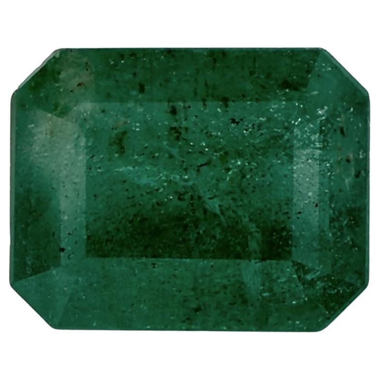 3.18 Ct Emerald Octagon Cut Loose Gemstone