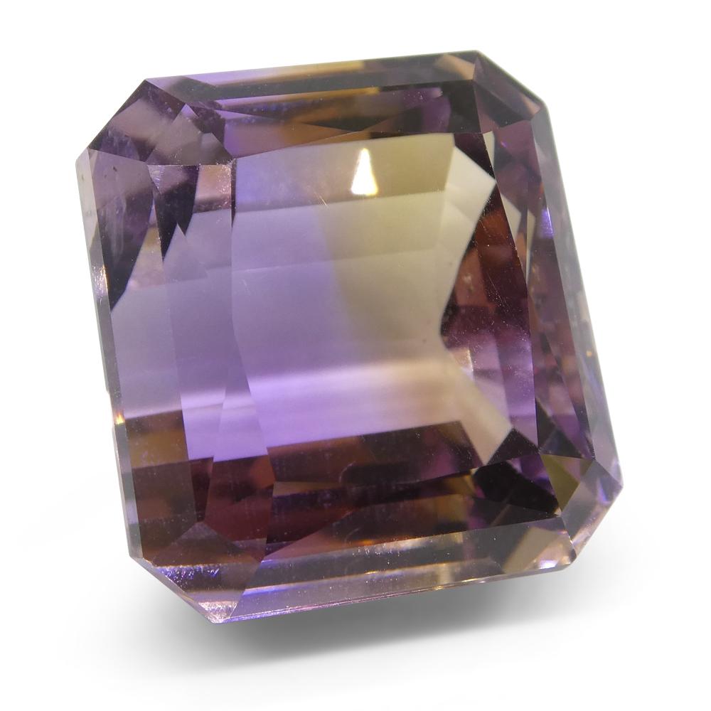 31.87 ct Square Ametrine In New Condition For Sale In Toronto, Ontario