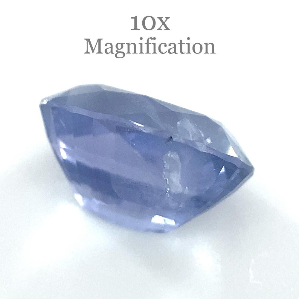 3.18ct Oval Blue Sapphire Unheated For Sale 5