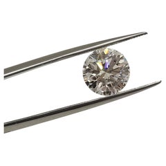 3.18ct Round Brilliant Diamond Loose GIA Certified H/SI1, Triple Excellent
