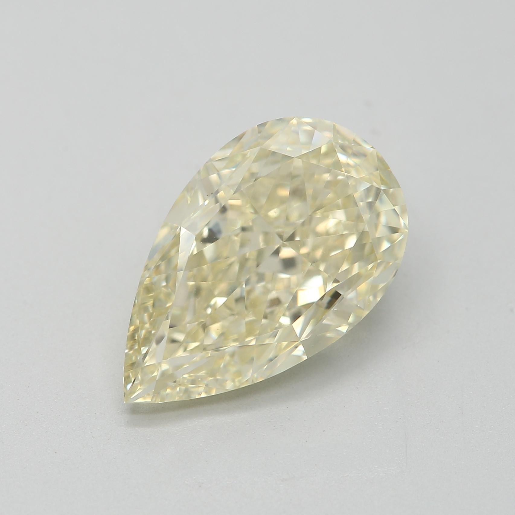 *100% NATURAL FANCY COLOUR DIAMOND*

✪ Diamond Details ✪

➛ Shape: Pear
➛ Colour Grade: Fancy Light Yellow 
➛ Carat: 3.19
➛ Clarity: VS1
➛ GIA Certified 

^FEATURES OF THE DIAMOND^

This pear-shaped diamond is a unique and elegant choice for an