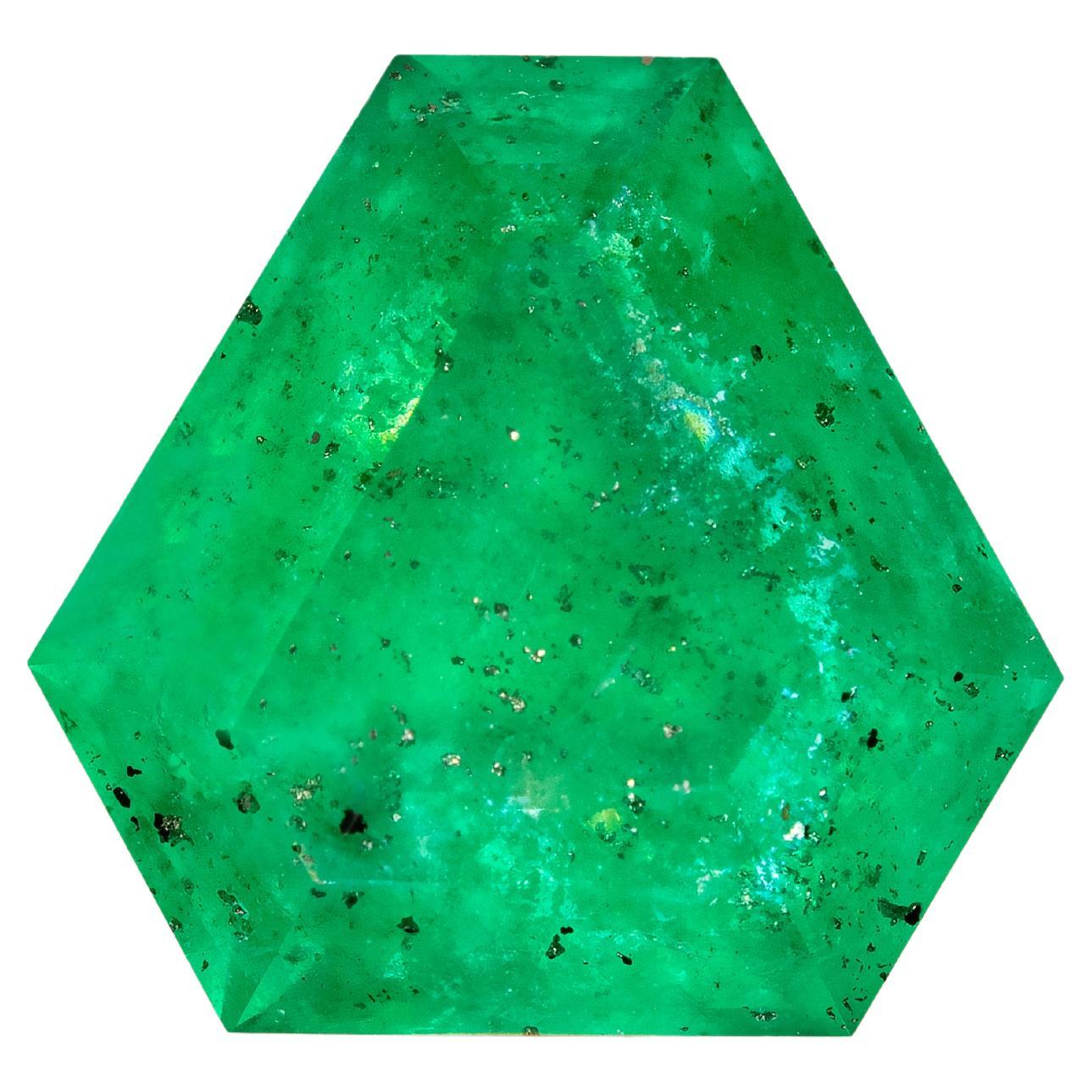 3.19 carats GIA Certified Swat Green Emerald - Natural Emerald Loose Gemstone (Émeraude naturelle en vrac)