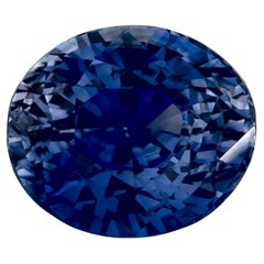 3.19 Ct Blue Sapphire Oval Loose Gemstone (pierre précieuse en vrac)